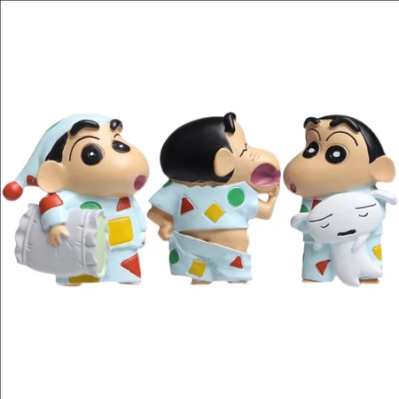 แม่เหล็กติดตู้เย็นรูปชินจัง ลายการ์ตูนน่ารัก 3 ชิ้น